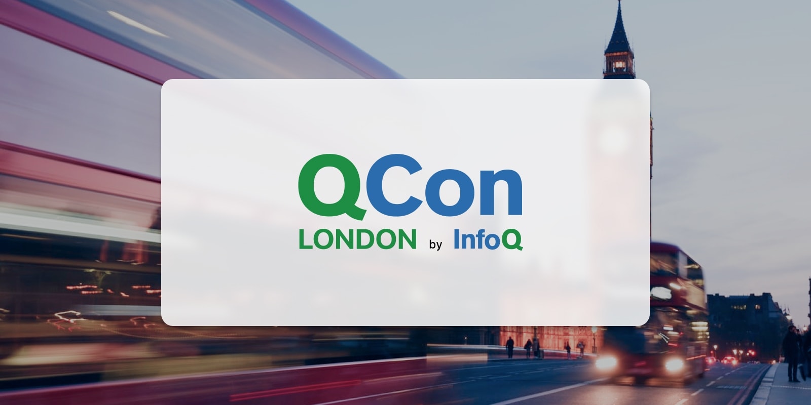 QCon London Software Development Conference event artwork